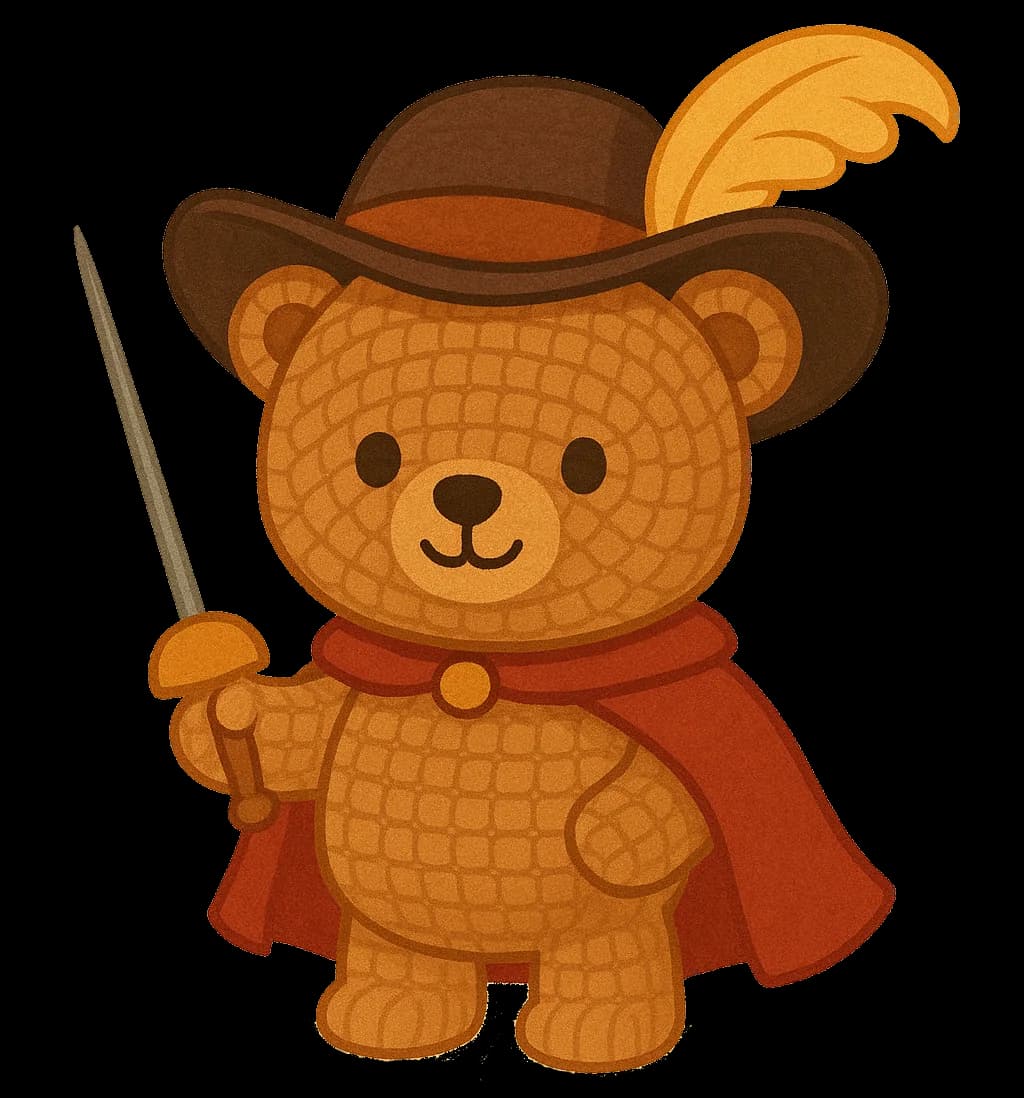 Crocheteer Teddy Bear